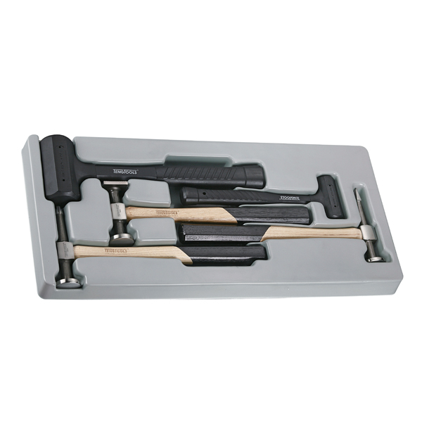 5PC AUTO BODY HAMMER SET - PS TRAY